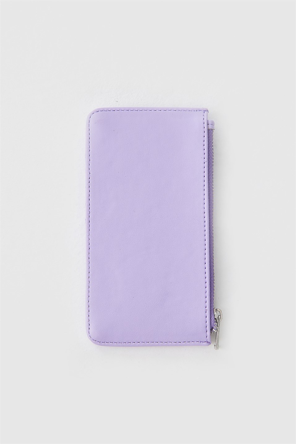 Lilac Zipper Detailed Card Holder